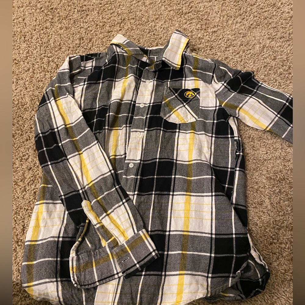 IOWA Hawkeyes flannel